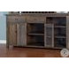 Havenstead Dark Brown 4 Door Buffet and Hutch