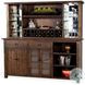 Havenstead Dark Brown 4 Door Buffet and Hutch