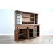 Havenstead Dark Brown 4 Door Buffet and Hutch