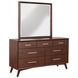 Arden Walnut 7 Drawer Dresser