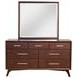 Arden Walnut 7 Drawer Dresser