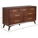 Arden Walnut 7 Drawer Dresser