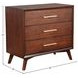 Arden Walnut 3 Drawers Small Chest