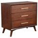 Arden Walnut 3 Drawers Small Chest