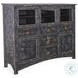 Cozy Luxe Black Sand 5 Drawer Server