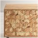 Geometrix Natural 3 Door Accent Cabinet