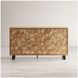 Geometrix Natural 3 Door Accent Cabinet