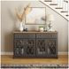 Aurora Hills Brushed Grey 4 Door Accent Cabinet