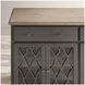 Aurora Hills Brushed Grey 4 Door Accent Cabinet