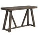 Hearst Reclaimed Chevron Rectangular Sofa Table with USB Charging