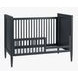 Modern Nursery Iron Ore Convertible Crib