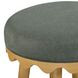 Oodle Green Performance Vegan Mohair Upholstered Bar Stool