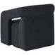 Llorente Abbington Black Swivel Upholstered Lounge Chair
