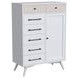 Rowan Ash Linen 7 Drawer Chifferobe