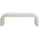 Aria Bergen Taupe Upholstered 60" Accent Bench