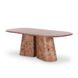 Gladyss Honey 87" Oval Dining Table