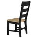 Hendricks Rustic Wheat and Raven Side Chair