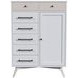Rowan Ash Linen 7 Drawer Chifferobe