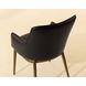 Winslow Bravo Black Upholstered Dining Armchair