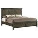 San Mateo Gray King Panel Bed