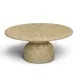 Cynthia Light Emperador Outdoor Round Coffee Table