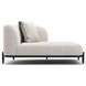 Madera Oatmeal 2 Piece Modular RAF Chaise Sectional with Pillows
