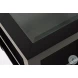 Urban Icon Black Glass Inlay End Table