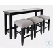 Urban Icon Black Counter Height Dining Set