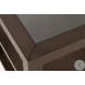 Urban Icon Merlot Glass Inlay End Table