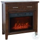 Urban Icon Merlot 32" TV Stand with Electric Fireplace