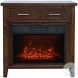 Urban Icon Merlot 32" TV Stand with Electric Fireplace