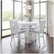 Urban Icon White Slat Back Counter Height Stool Set of 2