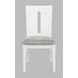 Urban Icon White and Gray Upholstered 5 Piece Dining Set
