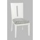 Urban Icon White and Gray Upholstered 5 Piece Dining Set
