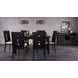 Urban Icon Black and Gray Upholstered 7 Piece Dining Set
