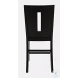Urban Icon Black Slat Back Counter Height Stool Set of 2