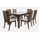 Urban Icon Brown and Gray Upholstered 7 Piece Dining Set