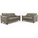 Emerson Green Pea Leather Living Room Set