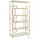 Metal Designs Gold Leaf Suspension Etagere