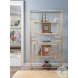 Metal Designs Gold Leaf Suspension Etagere
