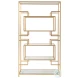 Metal Designs Gold Leaf Suspension Etagere