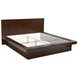 Jessica Cappuccino King Platform Bed