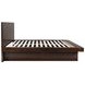 Jessica Cappuccino King Platform Bed