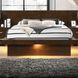 Jessica Cappuccino Queen Platform Bed