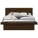 Jessica Cappuccino Queen Platform Bed