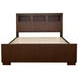 Jessica Cappuccino King Bookcase Bed
