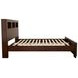 Jessica Cappuccino Queen Bookcase Bed