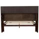 Jessica Cappuccino Queen Bookcase Bed