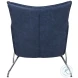 2008 Blue Accent Chair