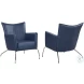 2008 Blue Accent Chair